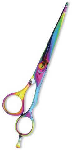 Professional Hair Cutting Scissor with razor edge. Multicolor Coating