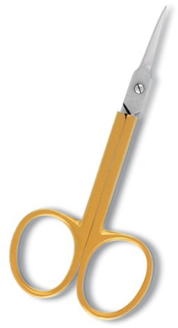 Arrow Point Scissor. Half Gold.
