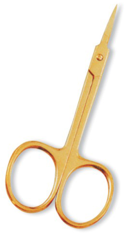 Arrow Point Scissor. Full Gold.